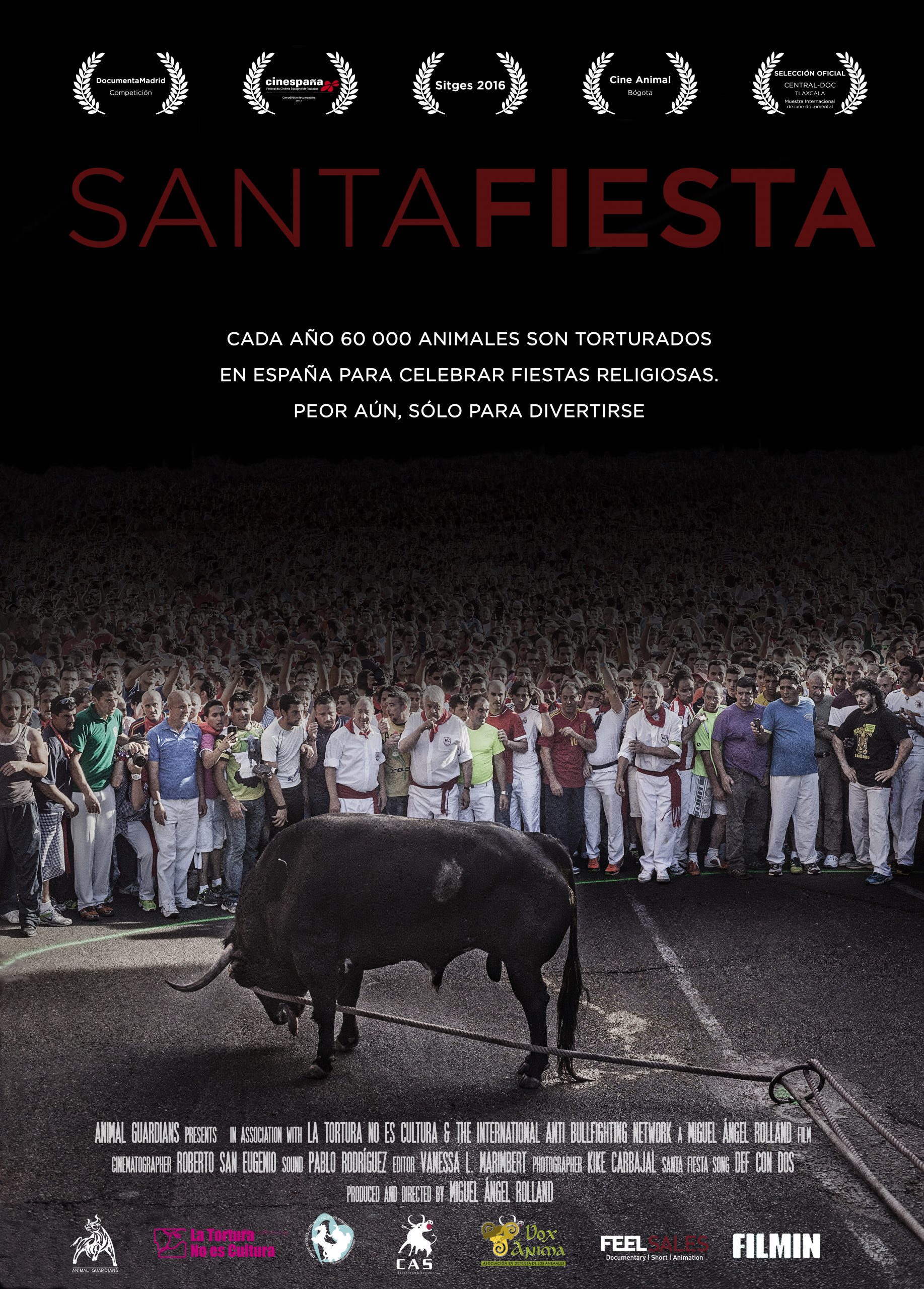 cartel santa fiesta ESP LOGOS LAURELES tlaxcala 50x70